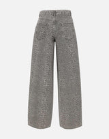 Jeans flare con stampa MF5333T160A P9132 LIU-JO