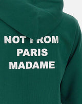 Felpa " Le Hoodie Slogan" in cotone HO162 CO127DGN DROLE DE MONSIEUR