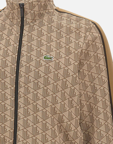 Felpa in jacquard con zip Paris SH1368 6IR LACOSTE