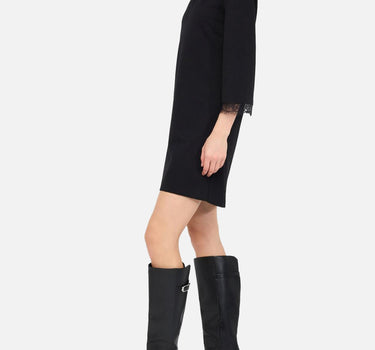 Abito corto con dettagli in pizzo MF5510J9189 22222 LIU-JO