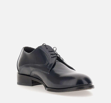 Stringate "CL21" in pelle spazzolata CL21489 BLU DUCA DEGLI ABRUZZI