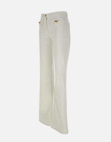 Jeans in cotone con fiocchi gioiello PJ93N51E2 360 ELISABETTA FRANCHI