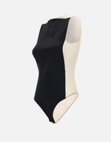 "Illusion Satin Bodysuit" 225JBD139TA0007 B067 COURREGES