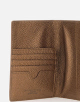 "Wallet grain" PFW18295 GRNLMTOASTED GIANNI CHIARINI