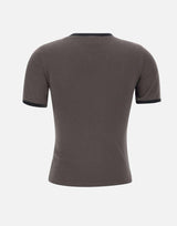 T-shirt "Signature Contrast" 125JTS017JS0203 BLACK COURREGES