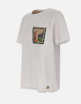 T-shirt "Pocket" in cotone POCKETVR0337 BIANCO BOB