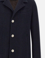 Cappotto in lana e mohair 4W20L420TMT U46 GMS75