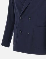 Blazer "Leon cotton Seersucker" S25MTLG401 DARKNAVY OFFICINE GENERALE
