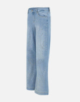 Jeans flare con borchie UA5158DS800 78850 LIU-JO
