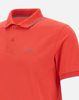 "Small stripes on collar polo" A35110 10 SUN68