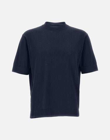 T-shirt in crêpe di cotone TS0MCOV CR14R890 FILIPPO DE LAURENTIIS