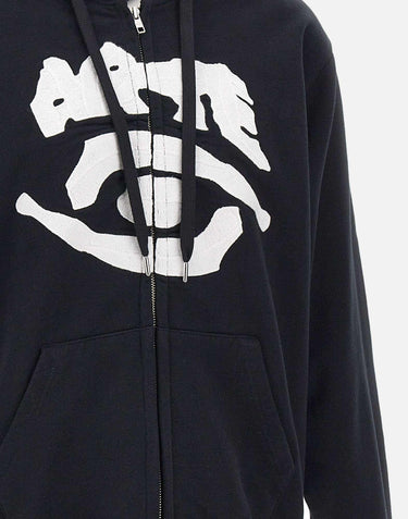 "Eye front zip hoodie" 247HJ 1 ARTE ANTWERP