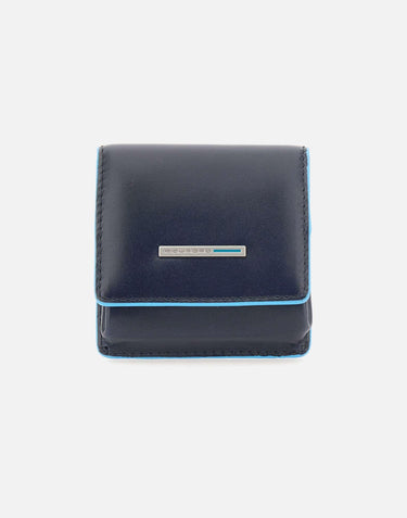 Portamonete  a tacco quadrato in pelle PU2634B2 BLU2 PIQUADRO