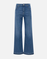 Jeans in denim stretch wide leg QP6BL008 3019 KAOS