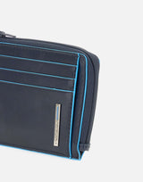Portacarte in pelle PP4822B2R BLU2 PIQUADRO