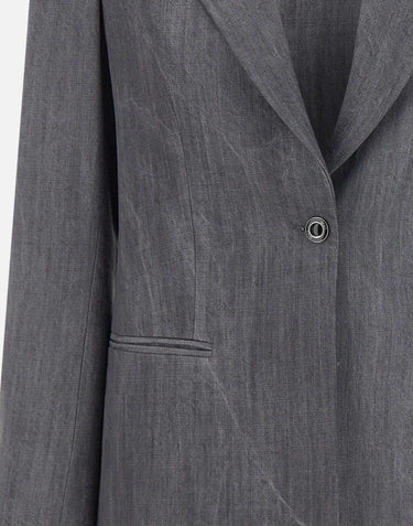 Blazer in denim UF5141D0266 87457 LIU-JO