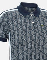Polo in maglia jacquard DF3364 525 LACOSTE