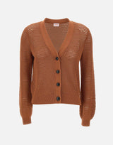 Cardigan "jacquard" in cotone K34231 36 SUN68
