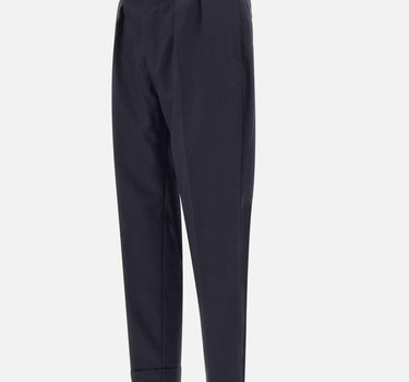 Pantaloni "Pierre" in lana W24MTLG469 NAVY OFFICINE GENERALE