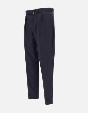 Pantaloni "Pierre" in lana W24MTLG469 NAVY OFFICINE GENERALE