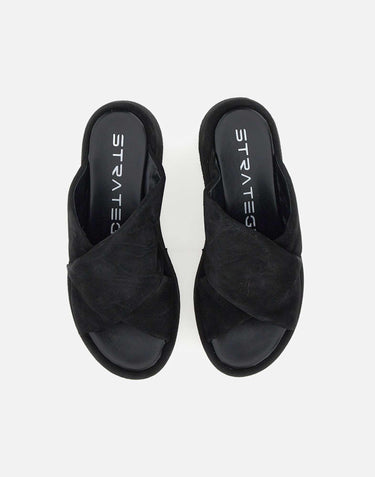 Sandalo "Velour" A5854LOLIE NERO STRATEGIA