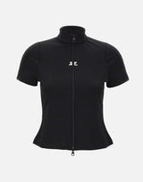 Top "Interlock Zipped" 325JTO446JS0250 BLACK COURREGES
