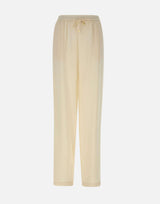 Joggers in satin con losanga jacquard PA09152E2 193 ELISABETTA FRANCHI