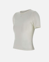 "Signature contrast t-shirt" 125JTS017JS0069 0001 COURREGES