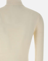 Pullover "Zipped Mockneck" 325MPU247FI0071 WHITE COURREGES