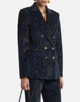 Blazer in velluto WRCA0010 99SAEE3X0887 ETRO