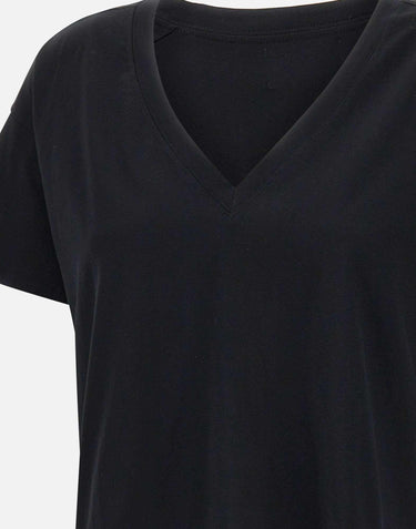 T-shirt  "Faa" in cotone Supima FAAA BLACK LOULOU DE SAISON