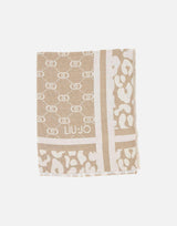 Stola con logo 2F5040T0300 30003 LIU-JO