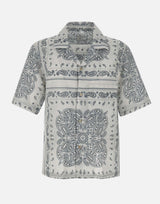 Camicia in lino e cotone K75CAMK07 TES0K22811 ELEVENTY