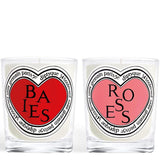 Cofanetto Candele "Baies, Roses" Limited edition 2x190 gr 0DIP2VAL24DUO 190GR DIPTYQUE