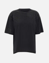 T-shirt in cotone con perline G315Z100523N 033 ELENA MIRO'
