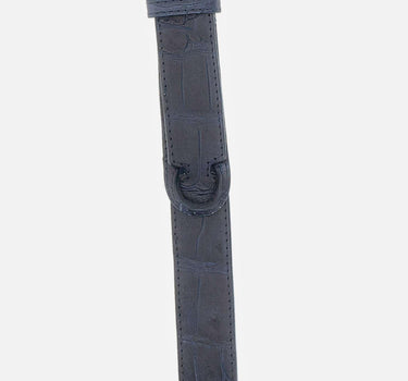 Cintura "Nobuckle Cocco Cosa suede" NB0031 BLU ORCIANI