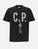 T-shirt in cotone mercerizzato 19CMTS112A 110301W999 C.P. COMPANY
