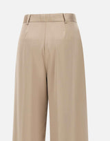 Pantaloni "Tracy" in satin T170471C TNP229GREIGE THE ANDAMANE