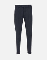 Pantaloni "Mucha10g" in lana e viscosa PR24910G3262NL BLUE RE-HASH