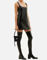 Reedition Vinyl Dress PERCRO036VY0003 BLACK COURREGES