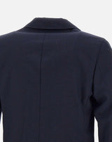 Blazer "Leon" in lana W24MTLG421 NAVY OFFICINE GENERALE