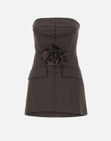"Pinstripes Belted Long Top" 114696 3065 ROTATE BIRGER CHRISTENSEN