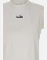 T-shirt in jersey di cotone S52GC0327 S24312101 MM6 MAISON MARGIELA