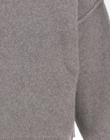 "Gray golden button knit cardigan" MY008 GREY JACQUES WEI