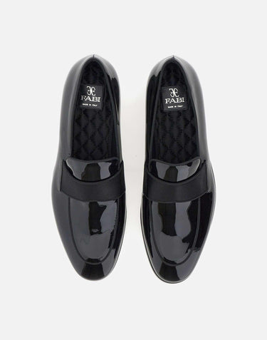 Mocassini  "Vernice ferma" FU0897 NERO FABI