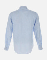 Camicia in lino e cotone CFWOSI0170 MRUT397731181 WOOLRICH