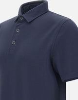 Polo in modal e cotone DK87111 BLU DIKTAT