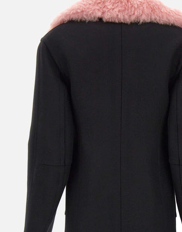 Cappotto in lana 2S099A N0990 BLUMARINE