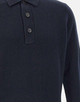 Polo in maglia di lana e cashmere PL3ML WC7R891 FILIPPO DE LAURENTIIS