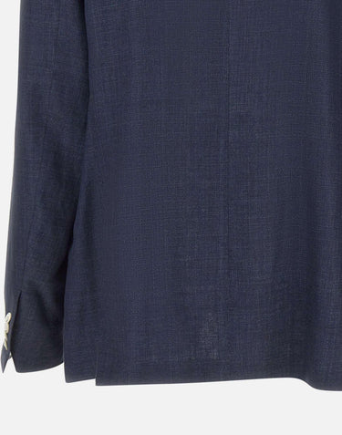 Blazer in lino, lana e seta 190502 0001 BARBA